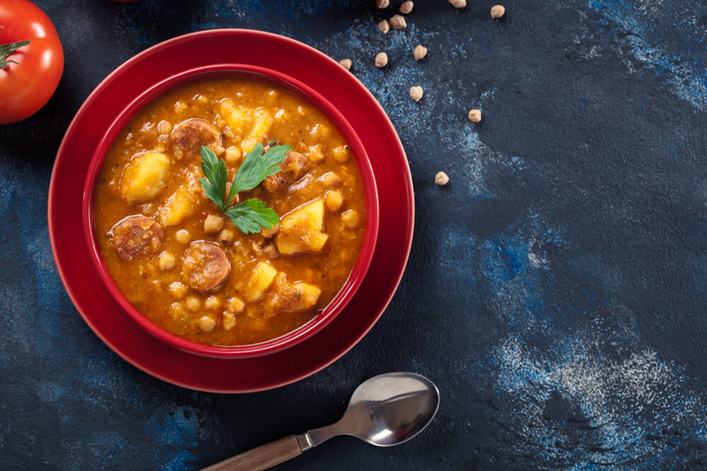 Chorizo & Garbanzo Soup