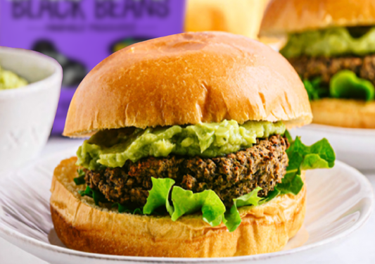 Black Bare Bean Burger