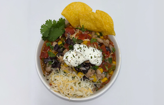 Black and Pinto Bare Beans Easy Taco Soup