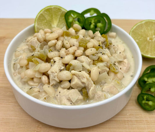 Creamy Chicken Chili with Bare Beans