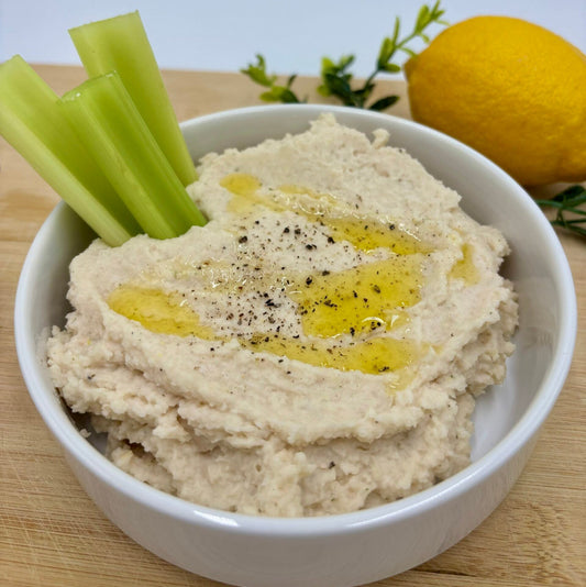 Navy Bare Beans Dip with Lemon and Garlic