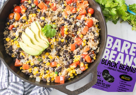 Southwestern Rice with Black Bare Beans