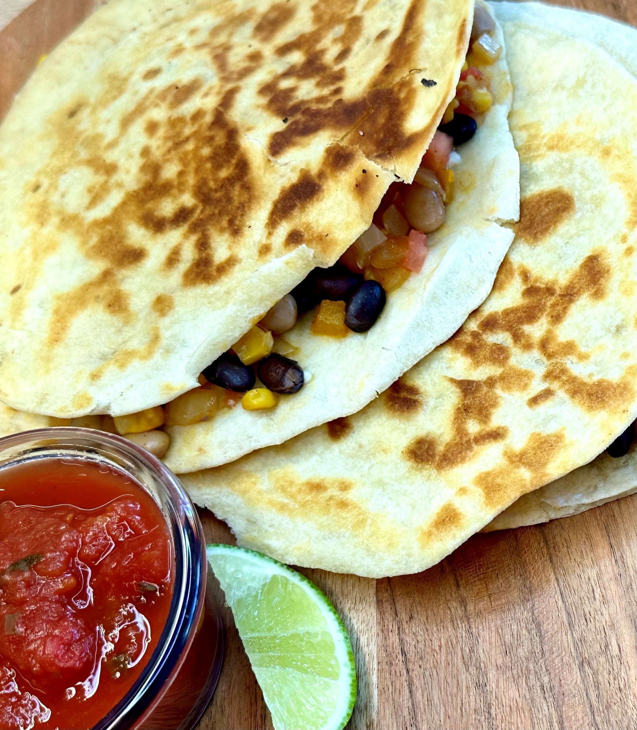 Easy Bean Quesadilla