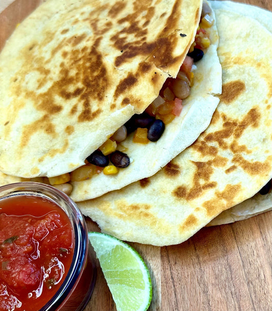 Easy Bean Quesadilla